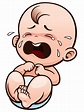 Dibujos animados bebé llorando Vector Premium Baby Crying Face, Cry ...