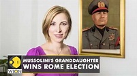 Benito Mussolini's Granddaughter, Rachele Mussolini, proves that one ...