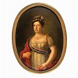 Francesc Lacoma i Fontanet | Retrato de María Isabel de Braganza y Borbón, de casi medio cuerpo ...