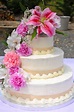 Sarah's Icing on the Cake: Wedding Cake-Fresh Flowers