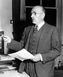 Harry Dexter White Standing at Desk | Harry S. Truman