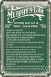 Irish Metal Sign - Murphy's Law Vintage Retro Wall Décor 8x12 Inch ...