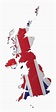 Mapa Das Dependências Do Reino Unido E Da Coroa 2 Digital Wales Irlanda ...