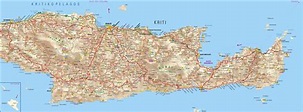 Mapa de Creta | Grecia - GrecoTour