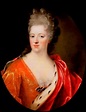 1707 Portrait of the Wife of Ferenc Rákóczi II, Charlotte Amalie ...