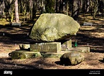 Palmiry, Polonia - 20 de marzo de 2022: Piedra de Orlik - Kamien Orlika ...
