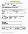 Registration Form Template Free Printable - Printable Forms Free Online