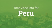 Time Zones in Peru