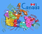 Its's a jungle in here!: Kids Map Of Canada