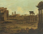 Antonio Joli (Modena c. 1700-1777 Naples) , The Campo Vaccino, Rome ...