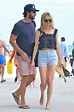 HEATHER GRAHAM Out with Her Boyfriend on the Beach in Miami 12/31/2016 ...