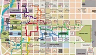 Downtown Tunnels Houston Map