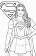 Supergirl Coloring Pages – Printable Coloring Pages