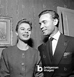 Image of Porfirio Rubirosa and Wife Odile Rodin October 28, 1956 The
