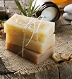 Handmade Soap closeup. Spa products — Stock Photo © Subbotina #10682155