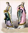 The Carolingian, Capetian Fashion Period 987 to 1270. | Middle age fashion, Medieval clothing ...