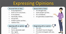 How to Effectively Express Your Opinion in an Argument - ESLBuzz ...