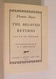 The Beloved Returns Lotte in Weimar by Mann, Thomas: Original Cloth ...