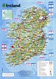 Ireland tourist attractions map - Map of ireland showing tourist ...