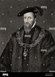 Portrait of Edward Seymour Duke of Somerset - British engraving Stock ...