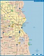 Cartes de Milwaukee | Cartes typographiques détaillées de Milwaukee ...