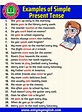 20 Examples of Simple Present Tense Sentences » Onlymyenglish.com
