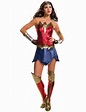 Wonder Woman-Kostüm für Damen Justice League™ rot-blau-gold , günstige ...