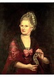 Print of Anna Maria Mozart, nee Pertl, mother of Wolfgang Amadeus ...