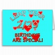 Leap Year Birthdays Are Special! Card | Zazzle | Leap year, Leap year ...