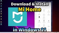 How to Download & Install Mi Home on Windows 11 pc - YouTube