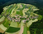 Luftbild Hornberg - Dorf - Ansicht am Rande von Waldgebieten in ...
