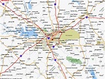 Map of Columbia SC