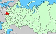 Smolensk Oblast Map of Russian regions. - Imagegambar