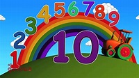 Ten Little Numbers | Numbers Song - YouTube