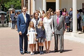La famiglia reale spagnola al gran completo per la Comunione della ...