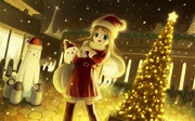Christmas Tree Anime Wallpapers - Wallpaper Cave