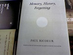 memory, history, forgetting by paul ricoeur, @ the seminar… | Flickr