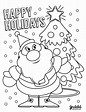 Free Printable Easy Christmas Coloring Pages Web With A Wide Selection ...