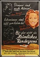 eMoviePoster.com: 3c799 HEIMLICHES RENDEZVOUS German 1949 Klaus ...