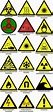Hazard symbol, Hazard sign, Chemical hazard symbols