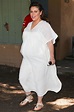Pregnant ALYSSA MILANO at Pirate and Princess: Power of Doing Good Tour ...