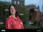Arabella Weir sits for portraits as she attends the "Borders Book ...