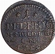 1 Pfennig - Ernest Frederick III - Ducado de Sajonia-Hildburghausen ...