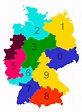 Deutschland Postleitzahlengebiete - AtlasBig.com