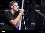 Chicago, Illinois, USA. 3rd Aug, 2014. Vocalist DAN VIDMAR of the band ...