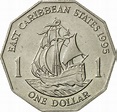 1 Dollar East Caribbean States 1989-2000, KM# 20 | CoinBrothers Catalog