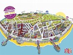 Visit Blackpool Resort Map Illustration | Illustrated map, Blackpool ...
