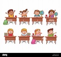 Students kids cartoon Stock Vector Image & Art - Alamy