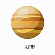 Planeta de dibujos animados para niños júpiter sistema solar | Vector ...