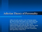 PPT - Adlerian Theory of Personality PowerPoint Presentation, free ...